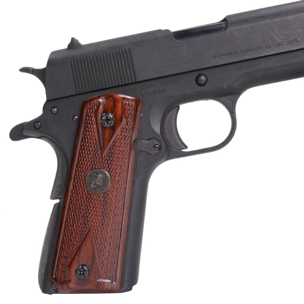 pachmayr ハンドガングリップ M1911 ウッドラミネート | ミリタリー