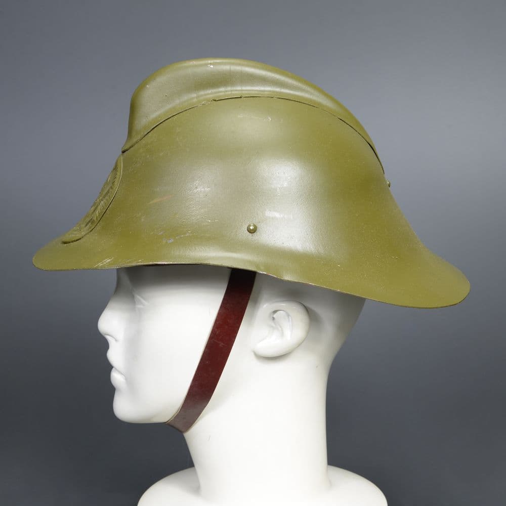 旧ソ連 消防隊放出品 ヘルメット スチール製 1970年代 OD | ミリタリー