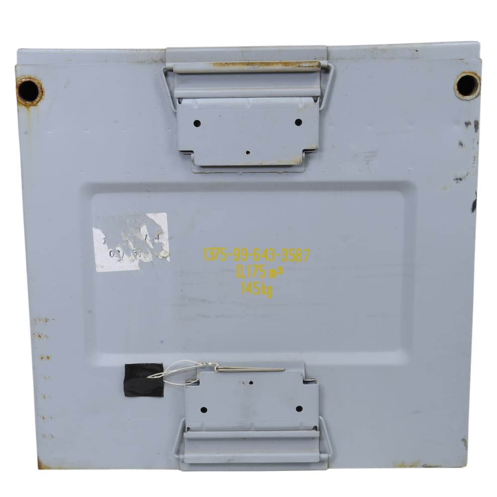 アメリカ軍放出品 ミリタリーコンテナ 大型 スチール製 トランスポート