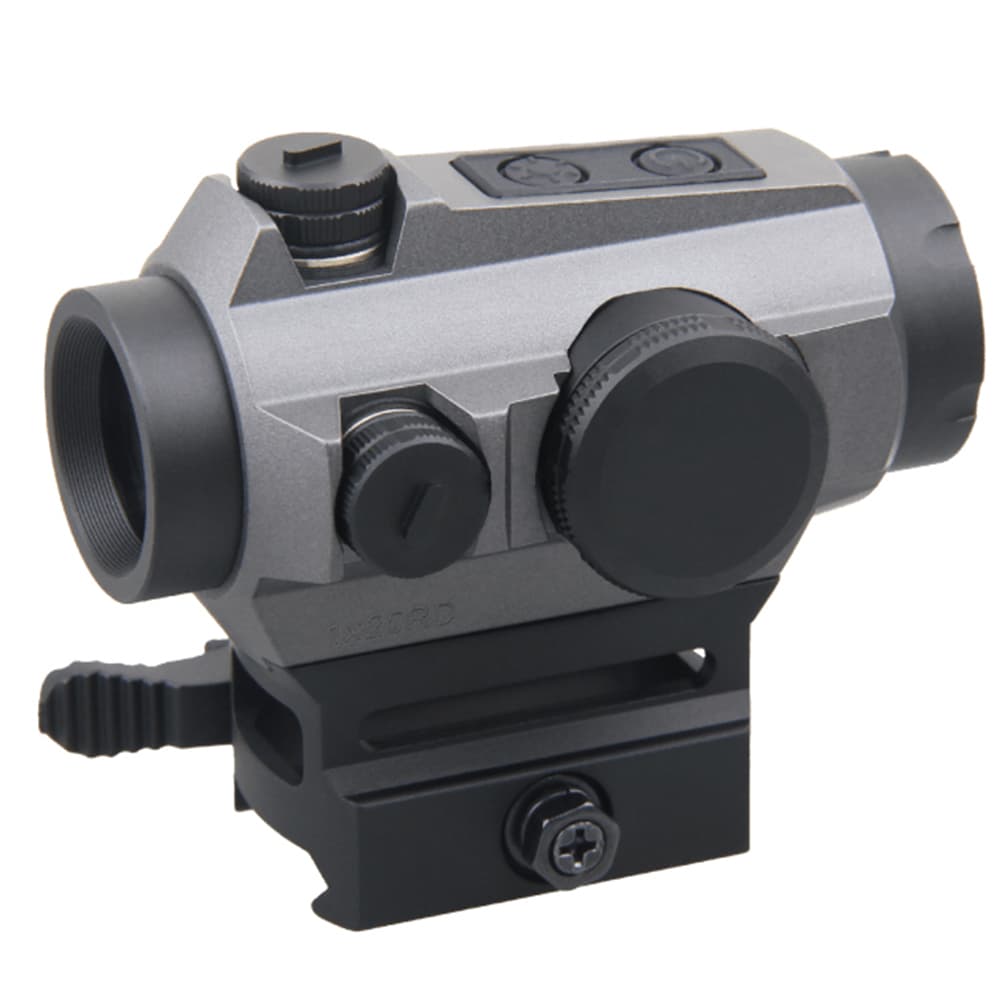 VICTOPTICS ドットサイト SRD 1×20 QDピカティニーマウント グレー