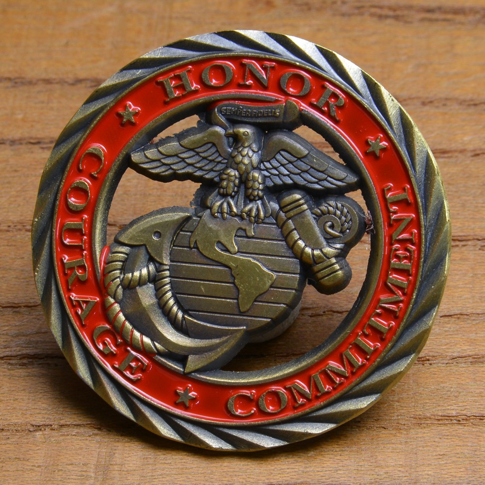 チャレンジコイン 紋章 アメリカ海兵隊 記念メダル | ミリタリー