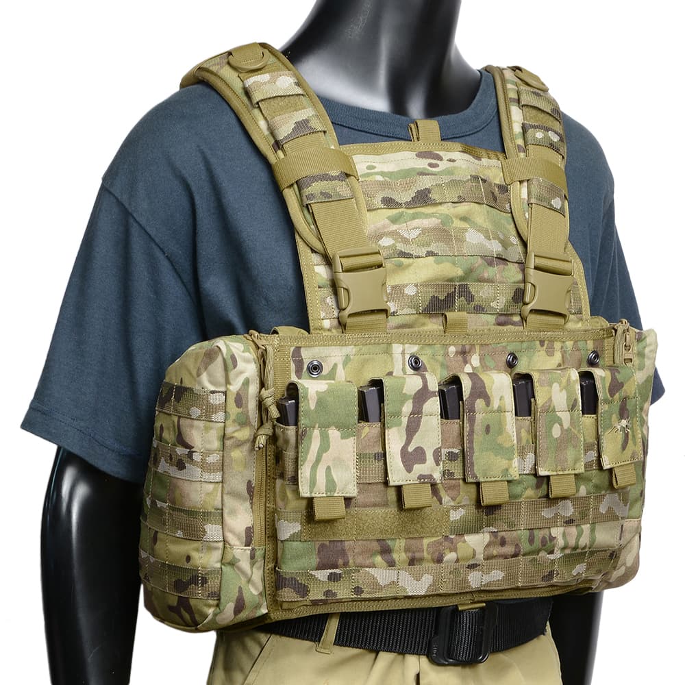 Tasmanian Tiger チェストリグ MKII サイドポケット付き M4・HK416他