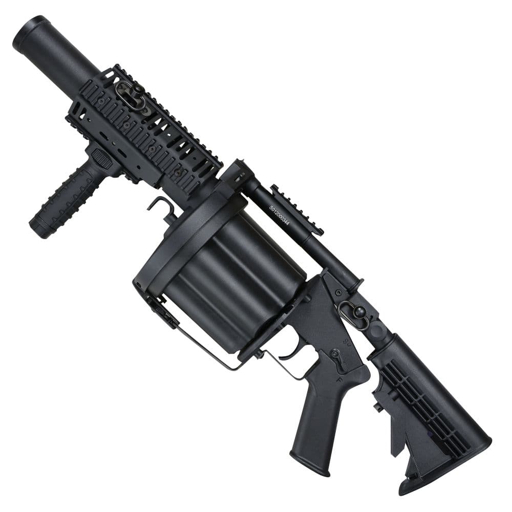 ICS Airsoft ガスガン グレネードランチャー MGL ロング ICS-192 動作