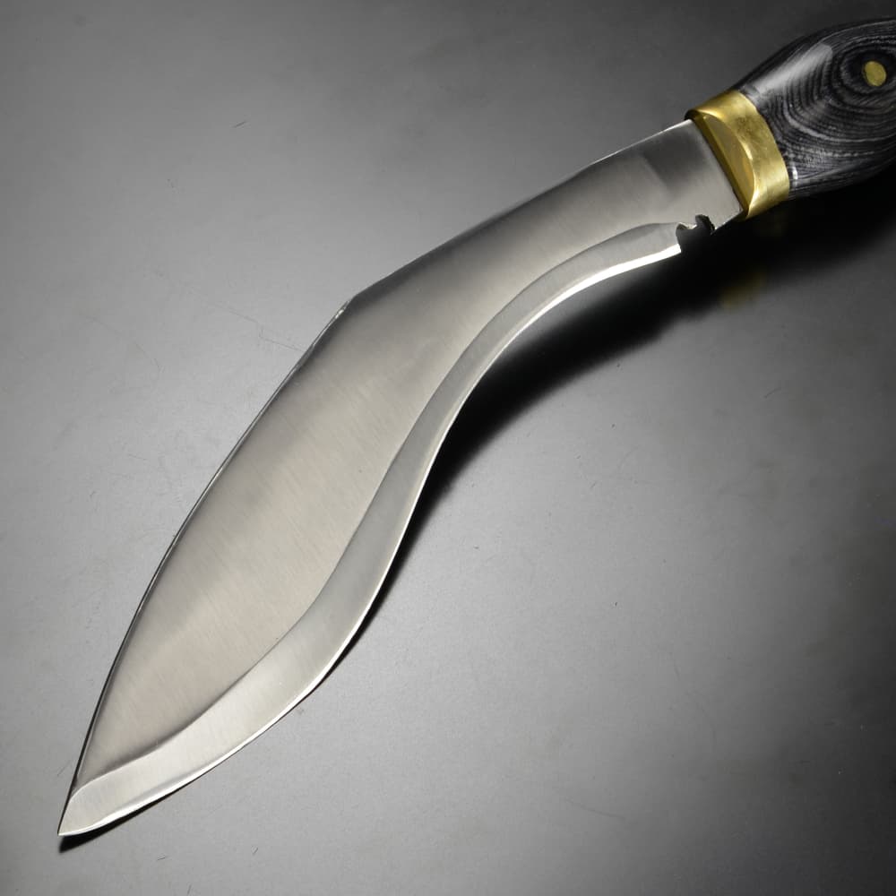 ブッシュナイフ 203247-15 グルカククリ 革製シース付属 ウッド