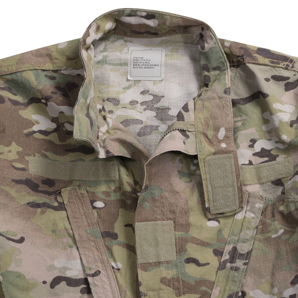 アメリカ軍放出品 コンバットジャケット マルチカム BDU 軍用戦闘服