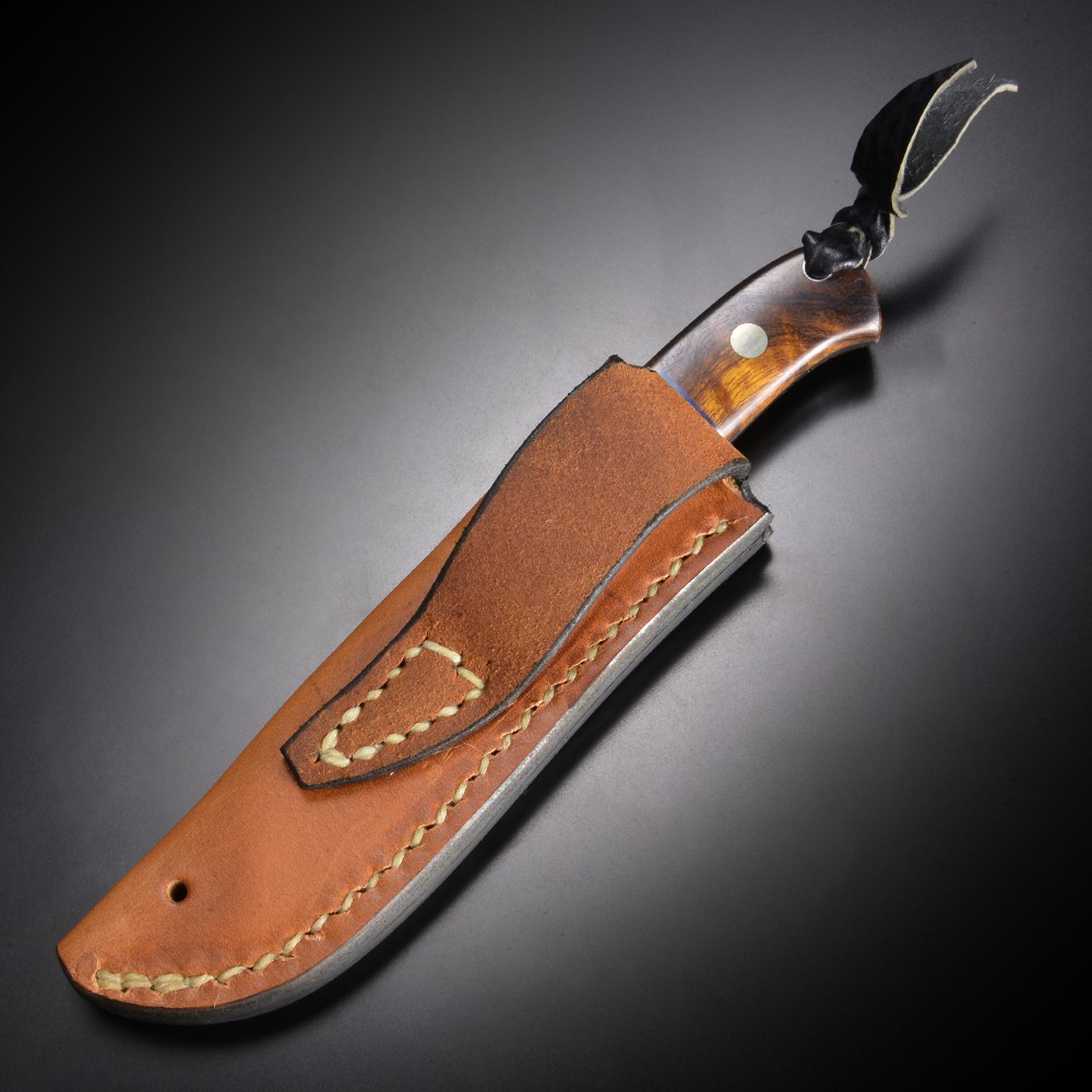 後藤渓 カスタムナイフ VG10積層ダマスカス鋼 アイアンウッド