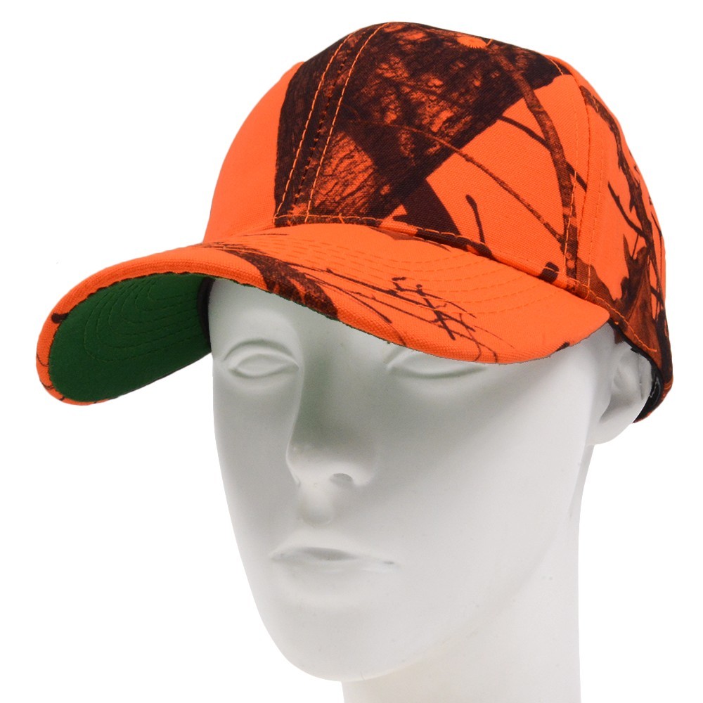 Mossy Oak ブレイズオレンジ 帽子 リアルツリー 狩猟用キャップ