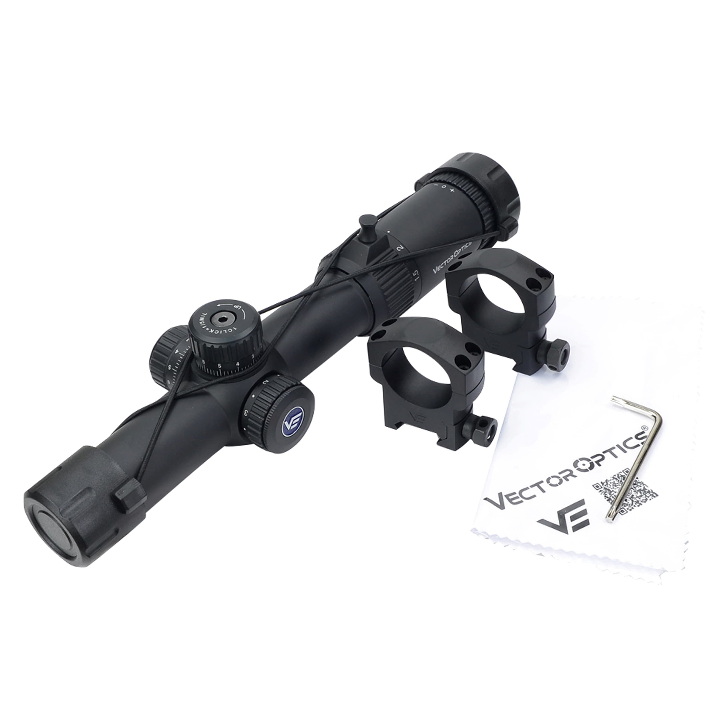 Vector Optics スコープ Forester 1-5x24 Fiber SFP 可変ズーム SCOC