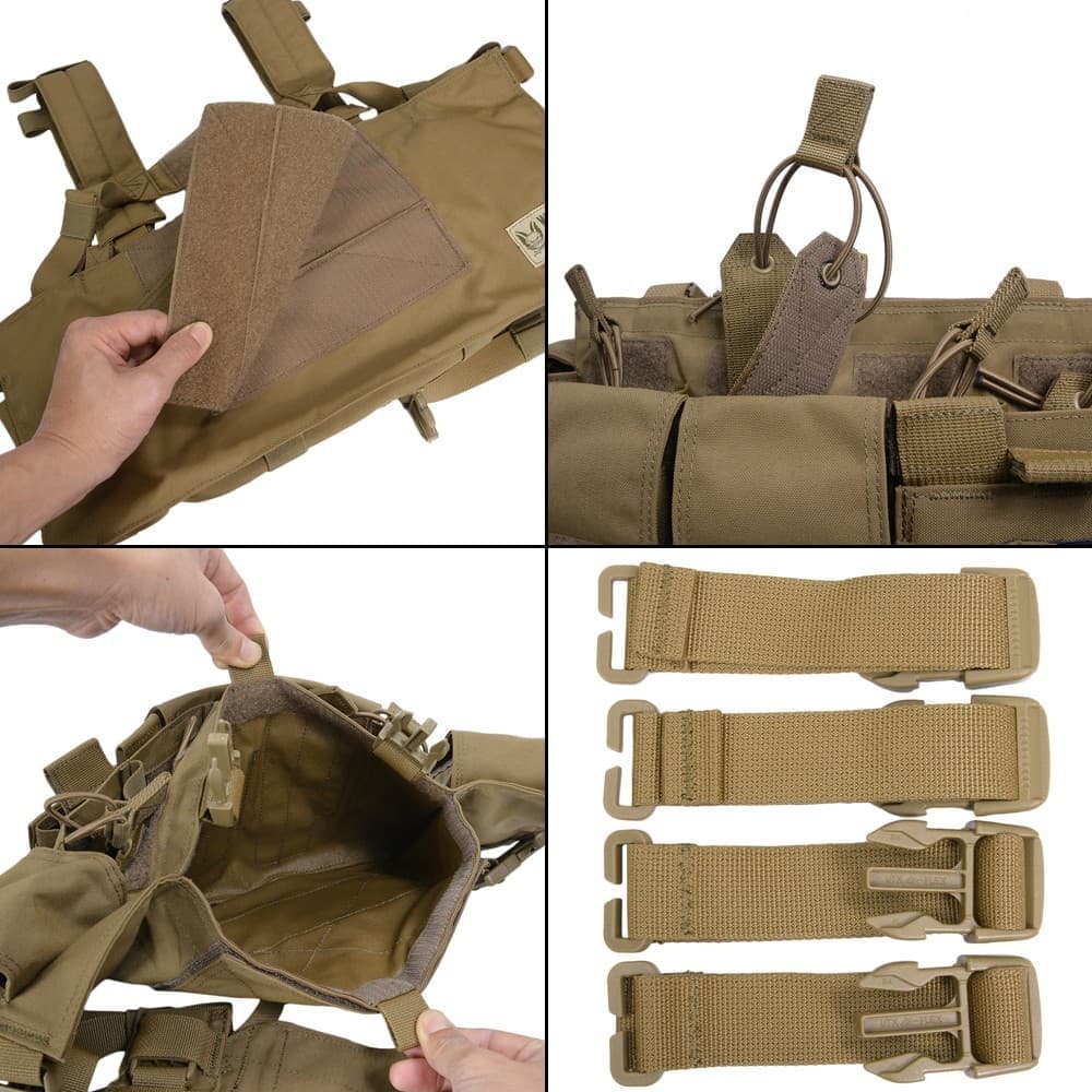 Warrior Assault Systems チェストリグ FALCON M4マグ最大14本収納可能