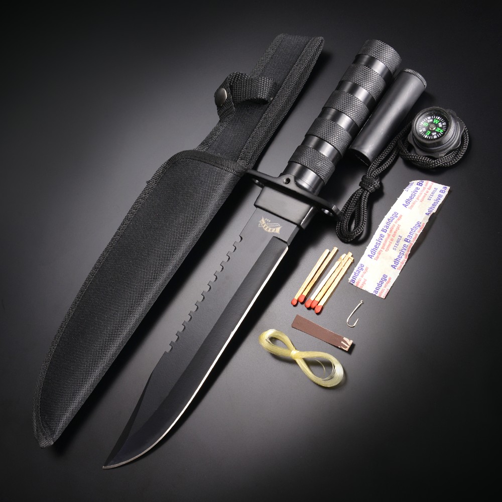 フロストカトラリー サバイバルナイフ 6080145B サバイバルキット付