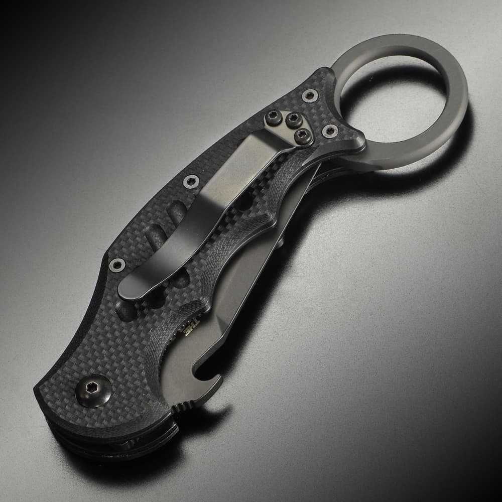 FOX KNIVES 折り畳みナイフ Dart Karambit Linerlock 597DART