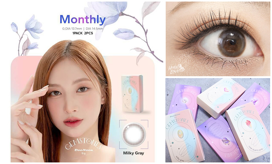 ドゥーヌーン ジェムストーンズ (DooNoon) 1ヶ月 14.5mm(1箱2枚入り