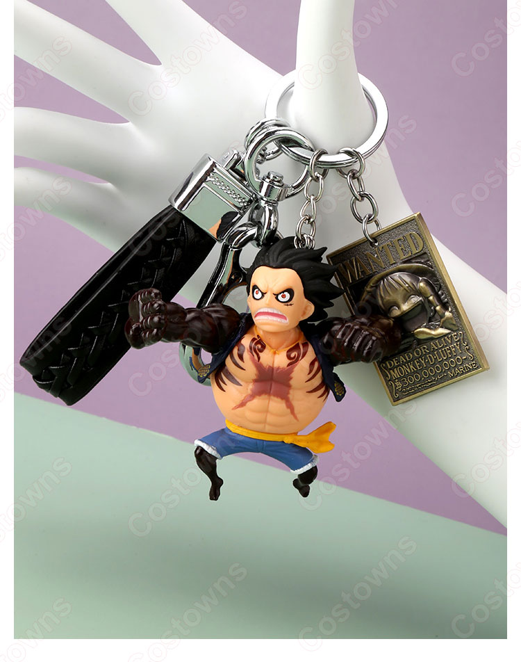 ONE PIECE キーチェーン 人形 バックパックペンダントカーキーホルダー