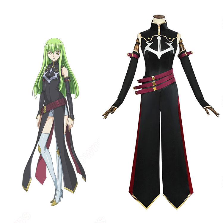 コードギアス 反逆のルルーシュ C.C. 黒の騎士団 コスプレ衣装 - Costowns