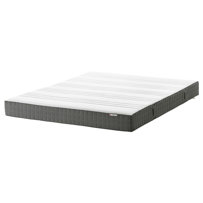 MORGEDAL Foam mattress Medium firm, dark gray - Foam & latex