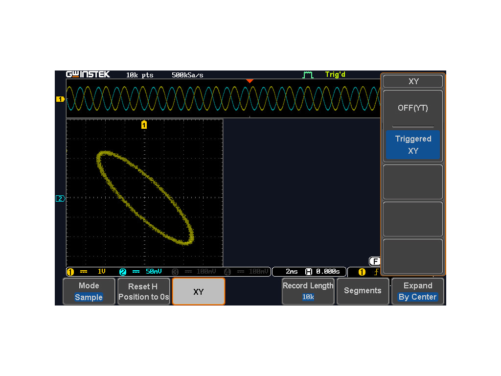 Instek GDS-1104B 100MHz, 4-Channel, Digital Storage Oscilloscope