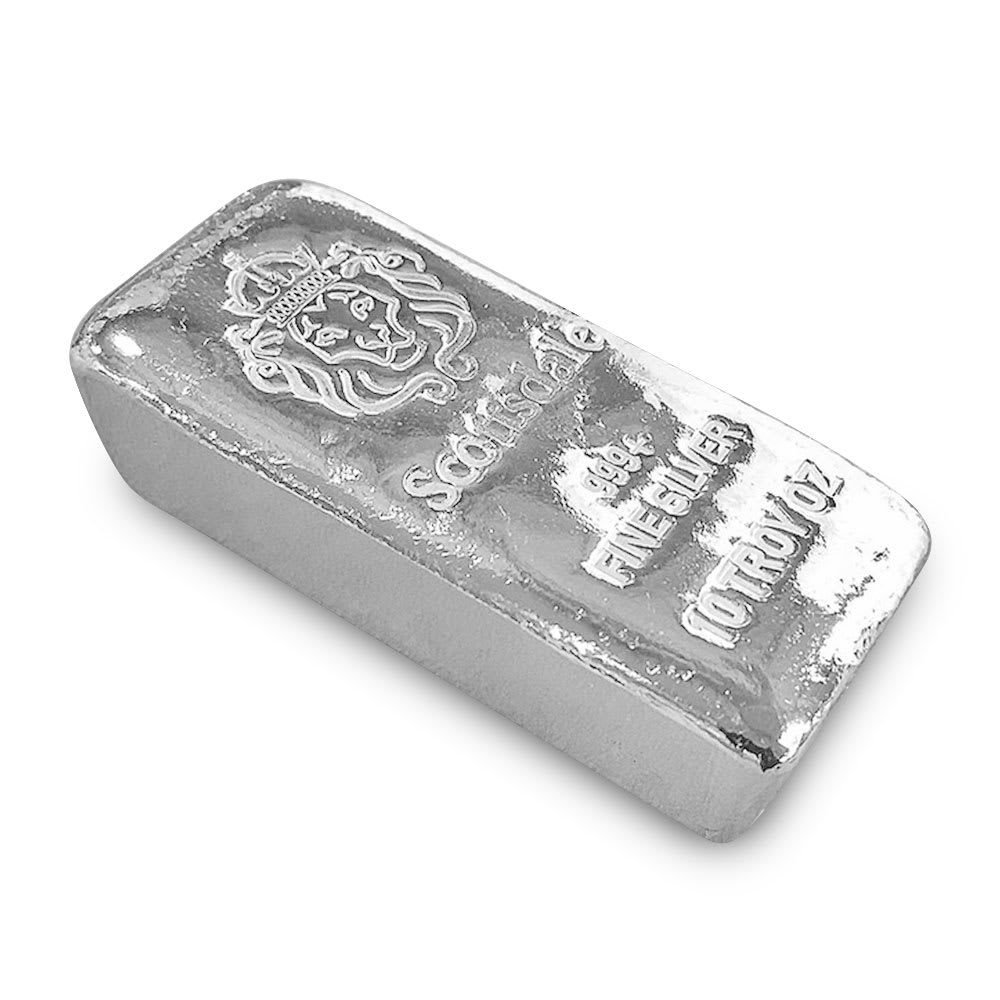 10 oz Silver Chunky Bar | Scottsdale Mint - Provident Metals™