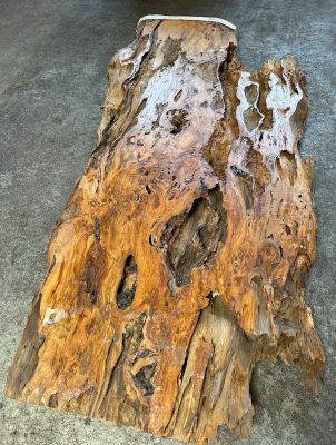 屋久杉レジンテーブルの納品！〜朽ちと生命力のアート〜 | レジン