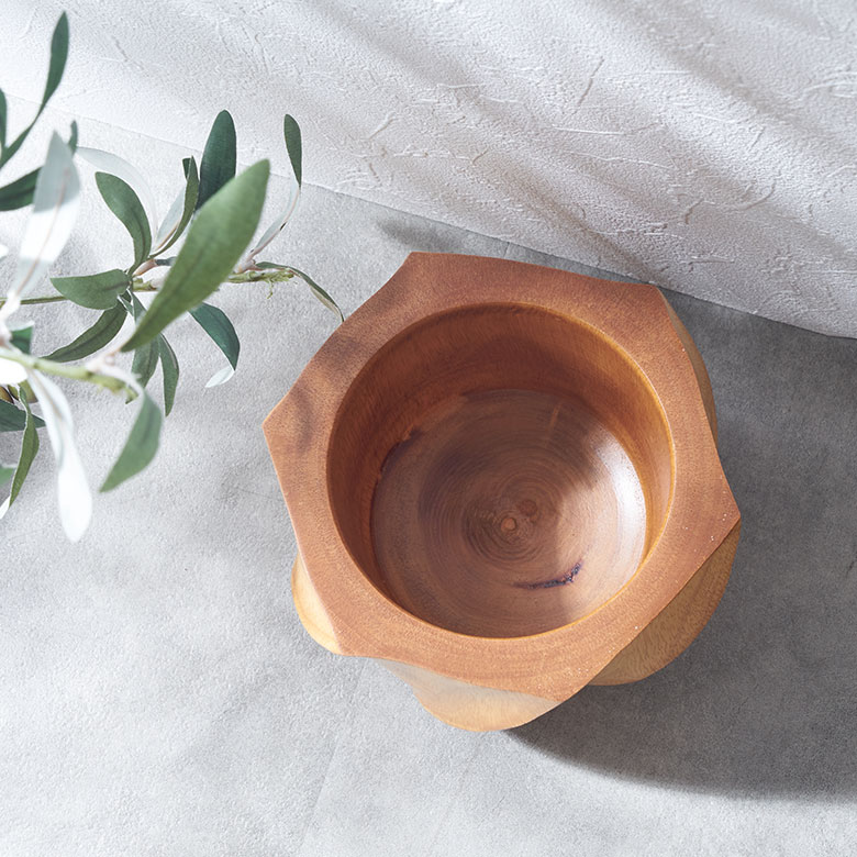 プランターカバー ウッドプランターカバー 天然木 木製 マンゴーウッド