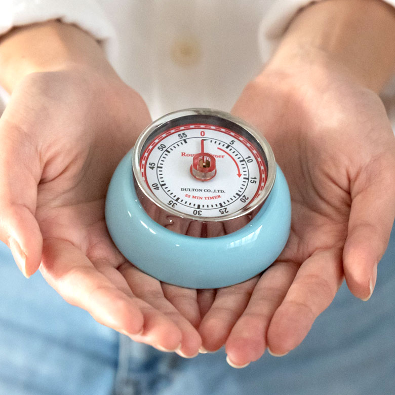 タイマー キッチンタイマー ベル 6色マグネット付き アナログ式 最大55