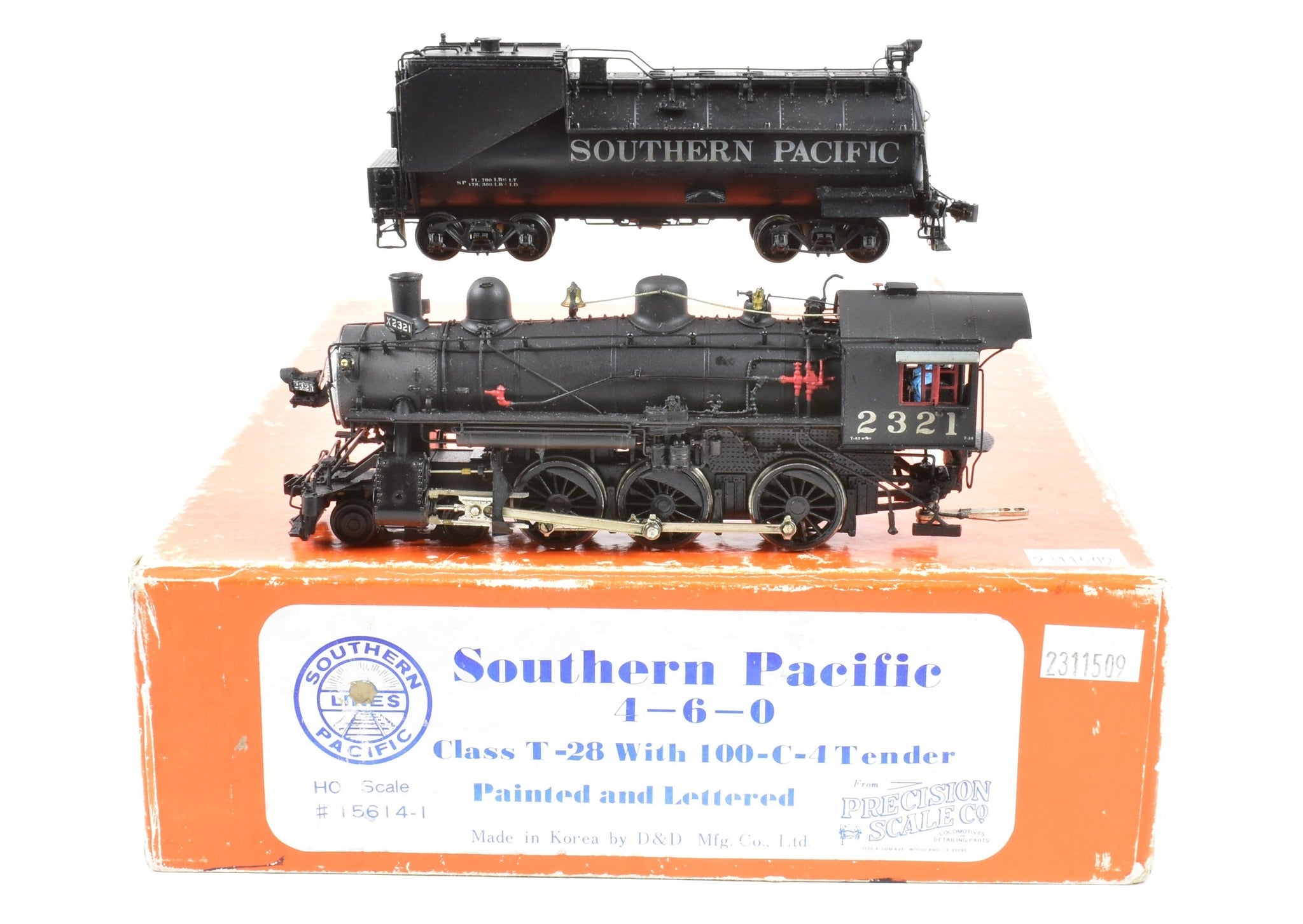 HO Brass PSC - Precision Scale Co. SP - Southern Pacific Class T