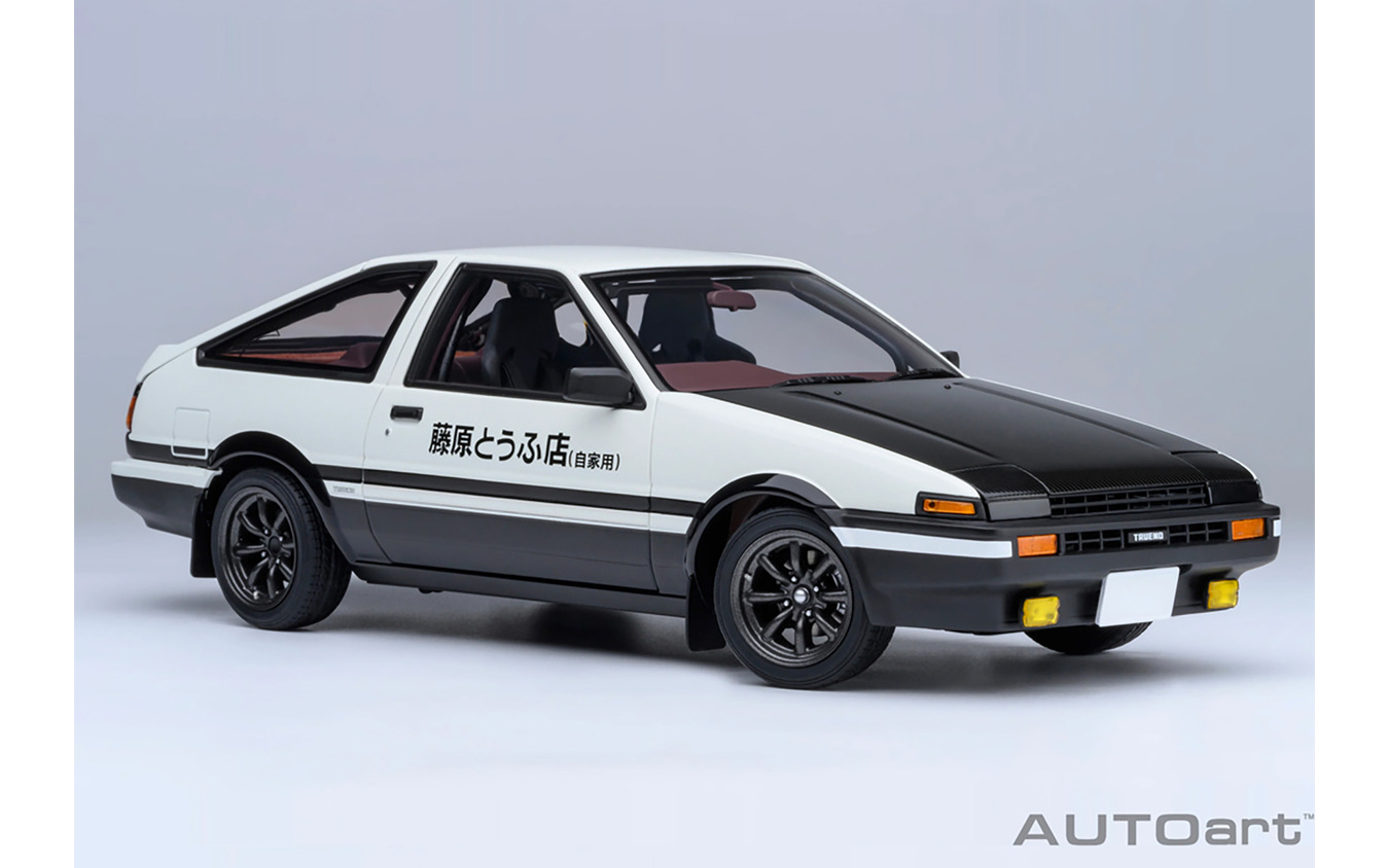 頭文字D』30周年記念、「ハチロク」最終仕様が18分の1ミニカーに…東京