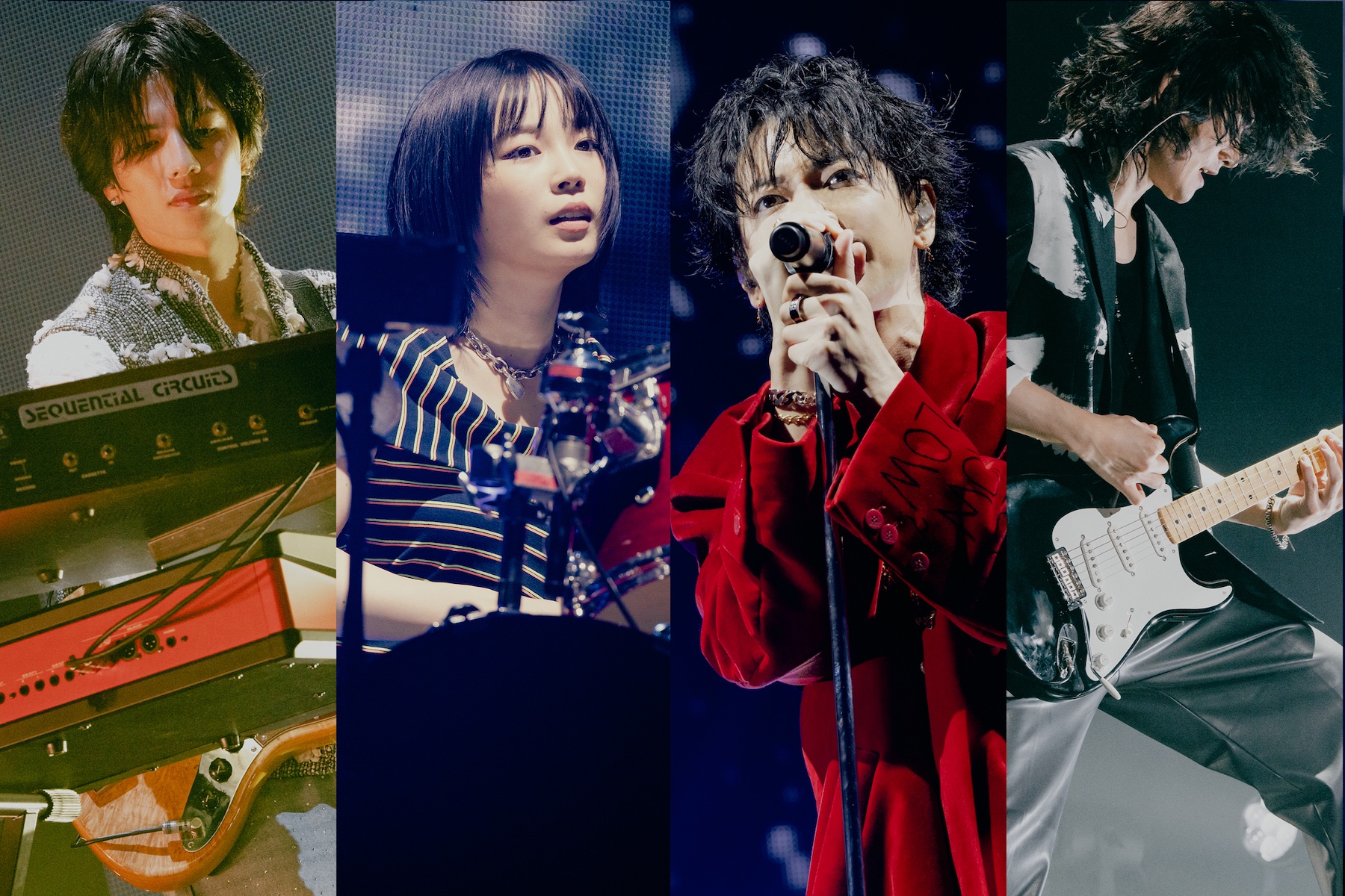 Netflix「グラスハート」劇中バンドTENBLANK佐藤健・宮﨑優・町田啓太