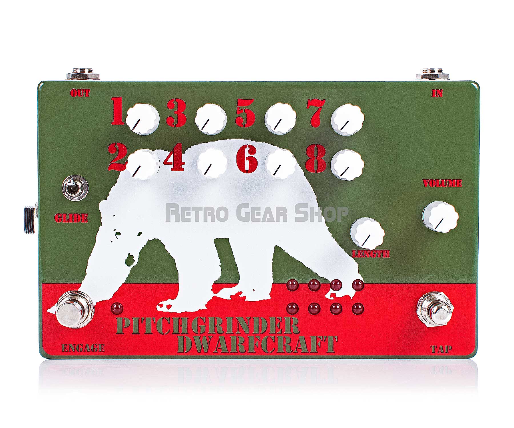 Dwarfcraft Devices Pitchgrinder Pitch Shifter 8 bit guitar pedal