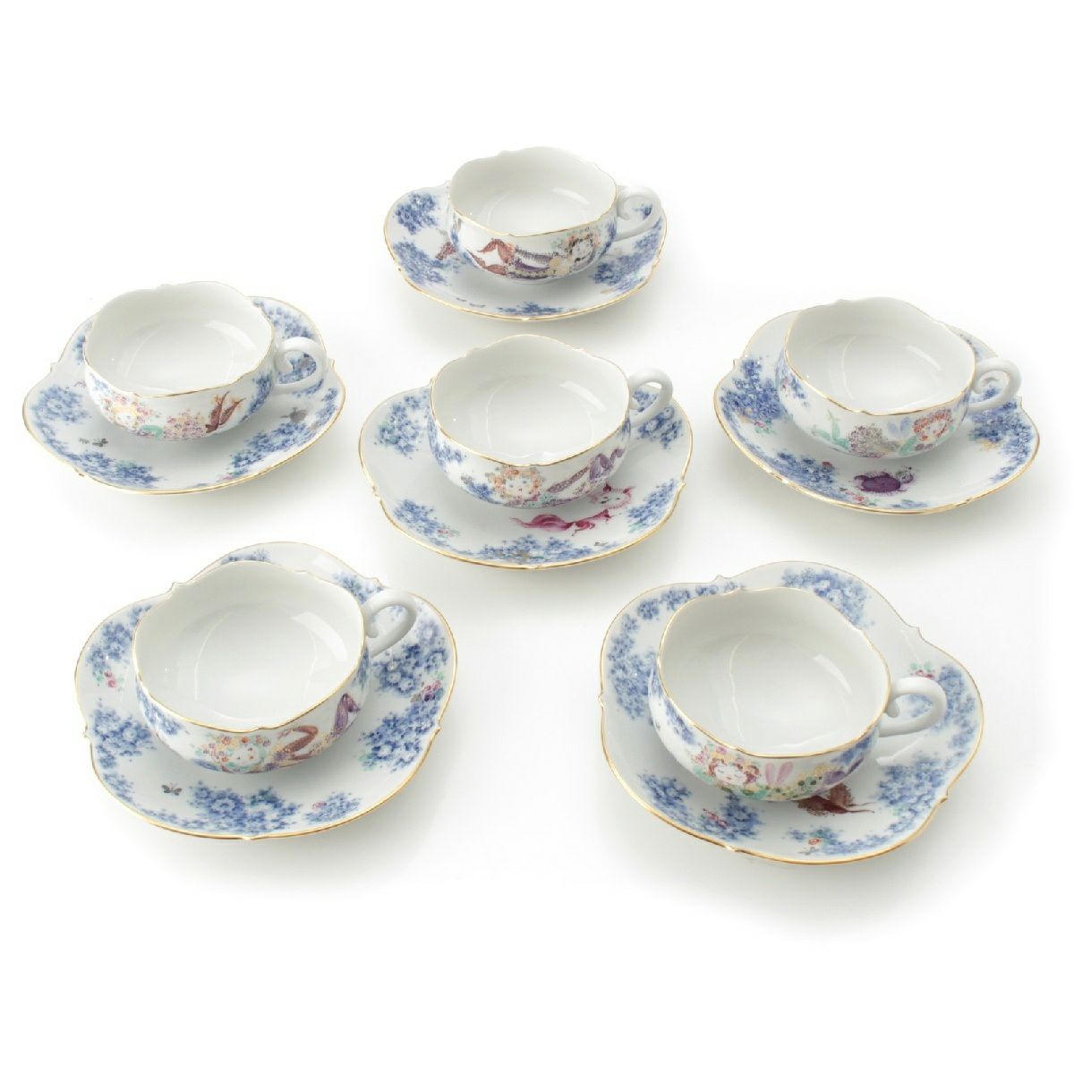 マイセン ミッドサマーナイトドリーム 真夏の夜の夢 ティーカップ