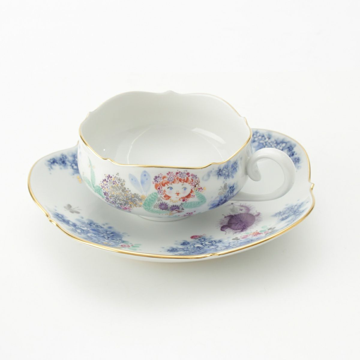 マイセン ミッドサマーナイトドリーム 真夏の夜の夢 ティーカップ