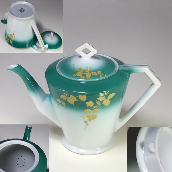 オールドノリタケ日陶ティーポットR6603 : 昭和レトロ食器雑貨