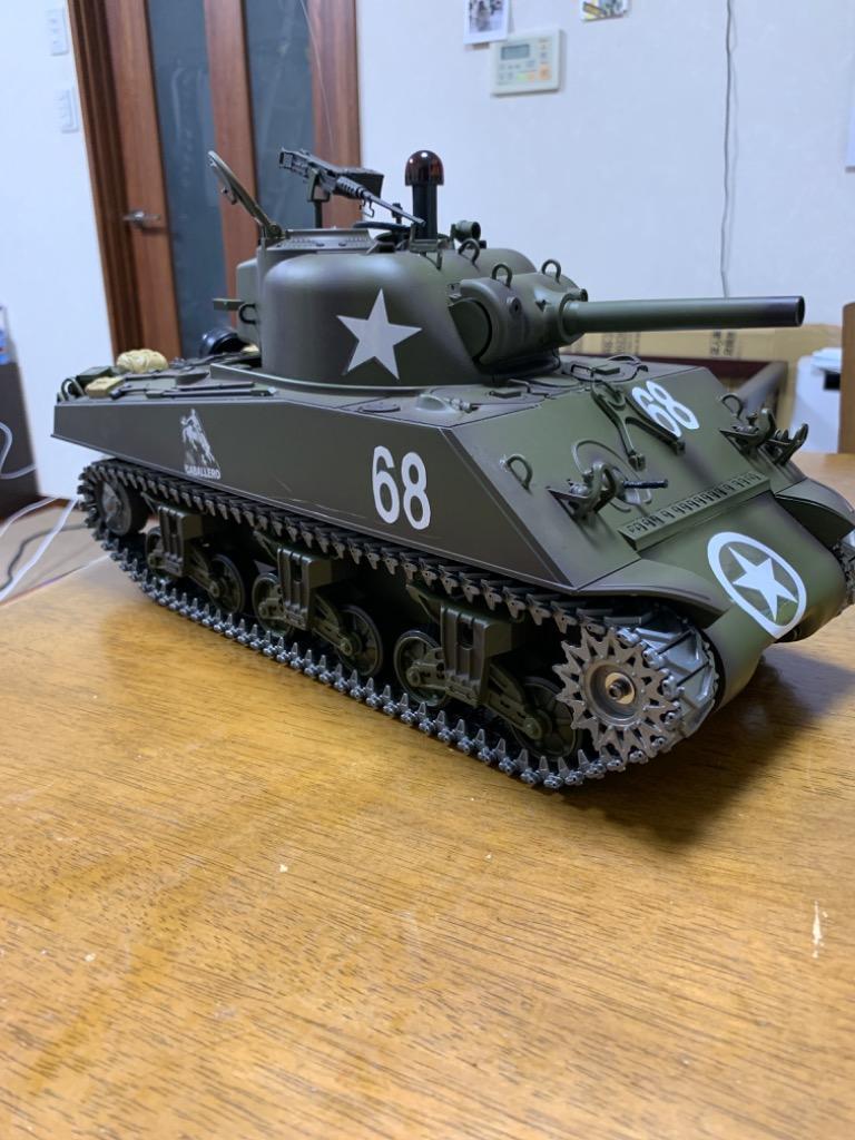 HengLong 1/16シャーマンM4A3（2.4GHz・ウェザリング塗装・金属