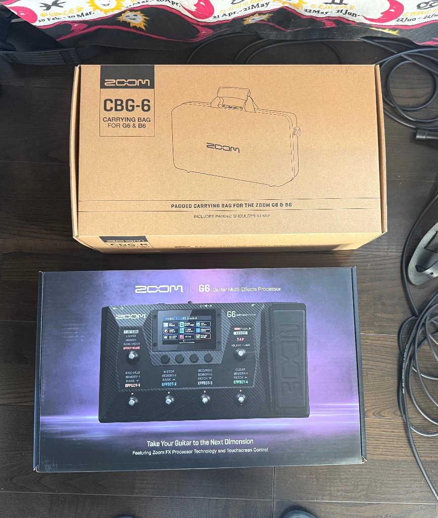 ズーム（zoom） ZOOM / G6 Multi-Effects Processor + CBG-6 純正