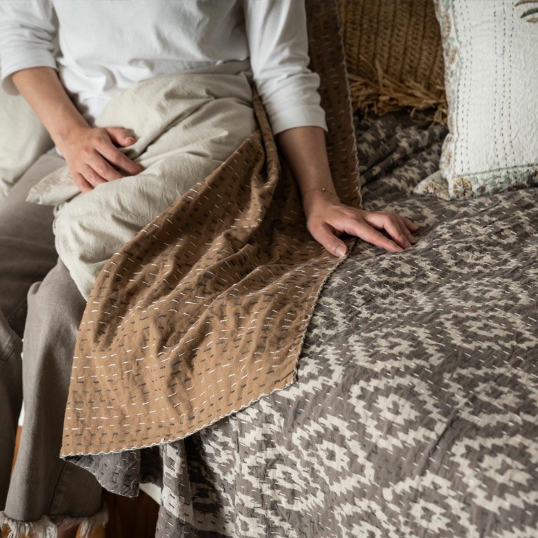 マルチカバー マルチ キルト カバー 大判 ブランケット 正方形 185