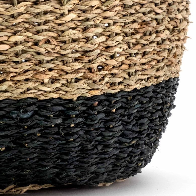 プランターカバー ゴミ箱 バスケット かご シーグラス Mサイズ バイ