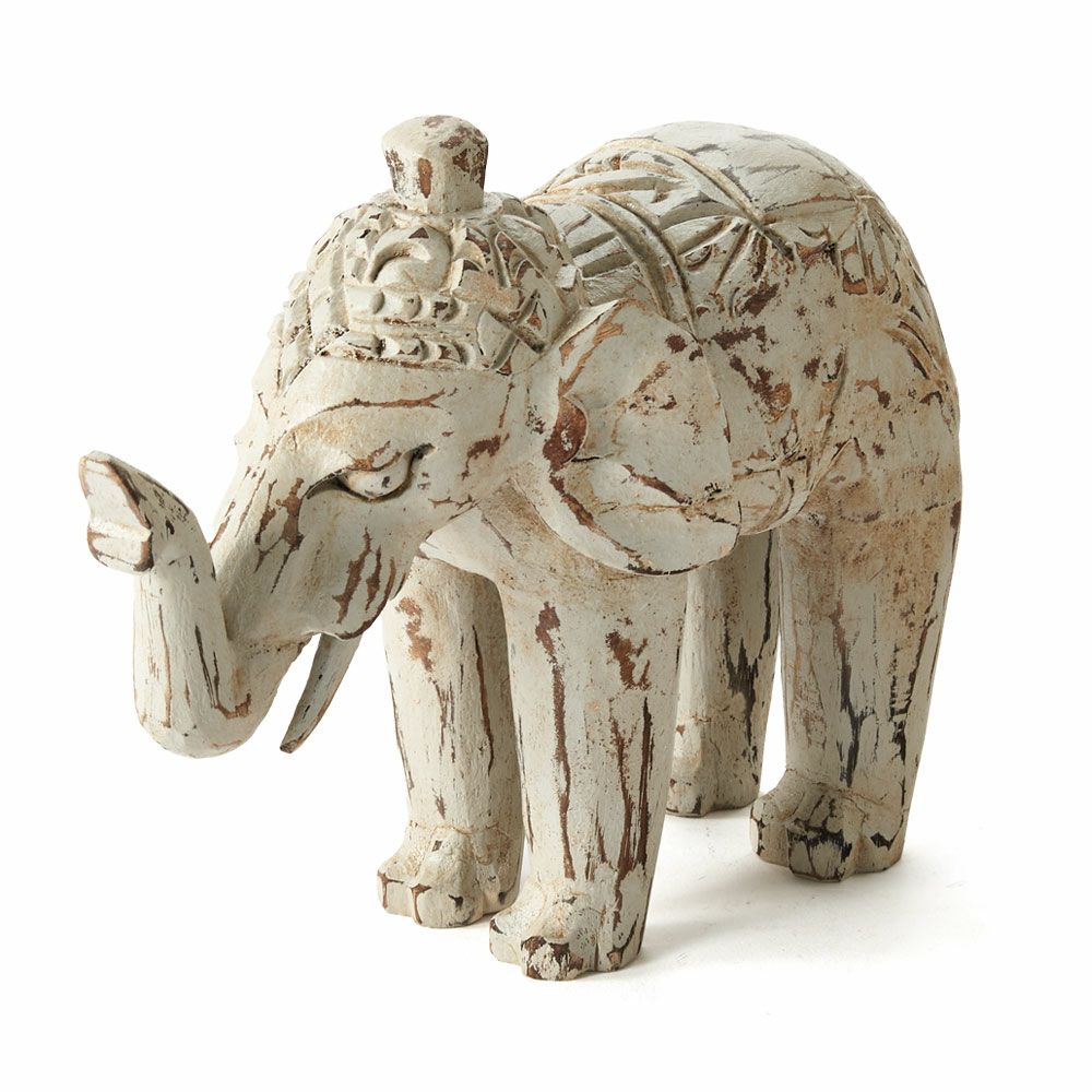 オブジェ 象 Mサイズ 大人 置き物 飾り 置物 装飾 約 W 23cm D 8cm H