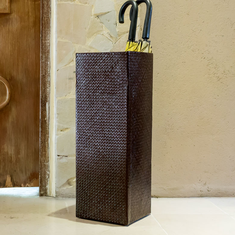 信楽焼傘立て ひし形手付き 高さ45cm 信楽焼傘立て ひし形手付き 高