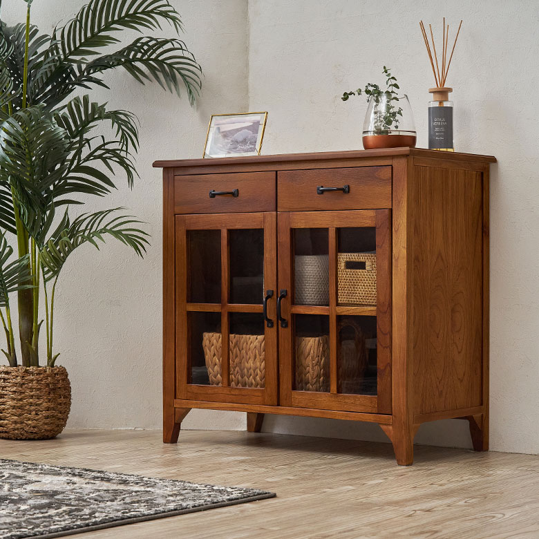 ティンバー キャビネット リビングチェスト チェスト 木製 引き出し