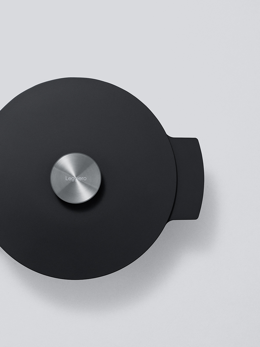 Black 18cm ｜ Lineup ｜ リンナイの無水調理鍋 Leggiero by Rinnai