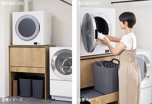 ガス衣類乾燥機：専用台 推奨品 － リンナイ