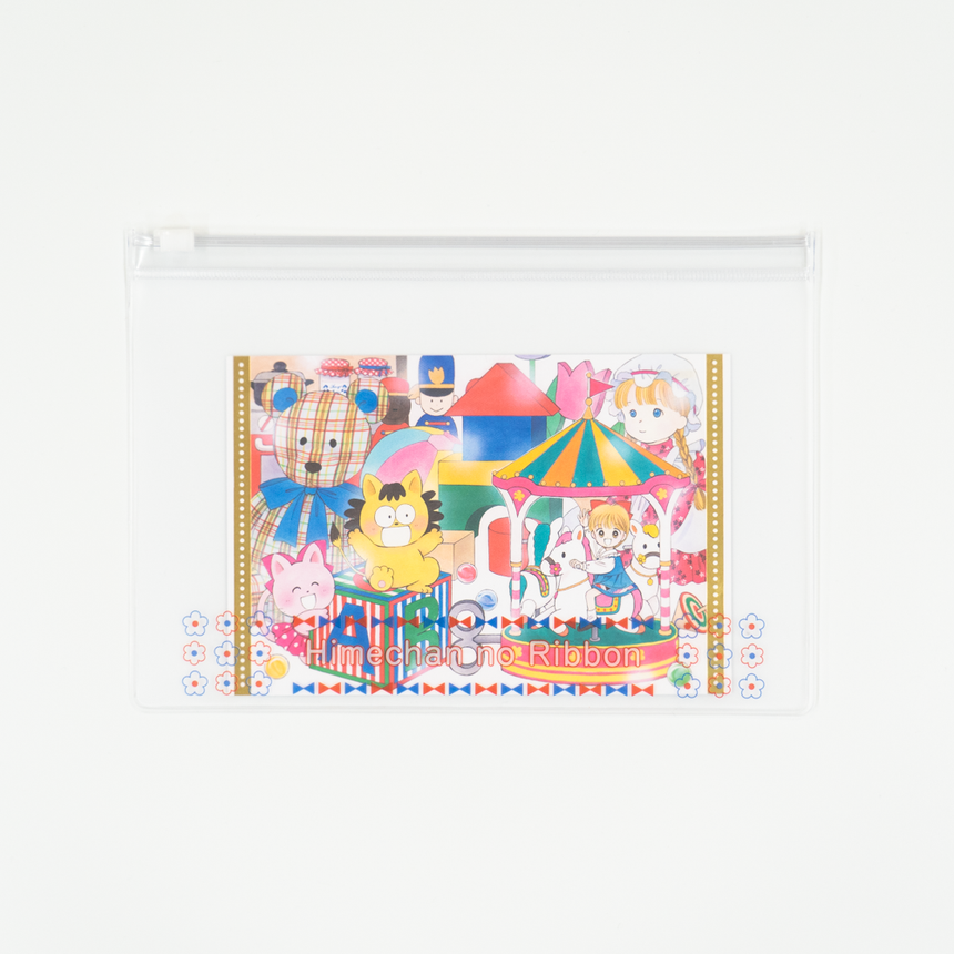 姫ちゃんのリボン きらきらポストカード＆クリアポーチ – りぼんむすび