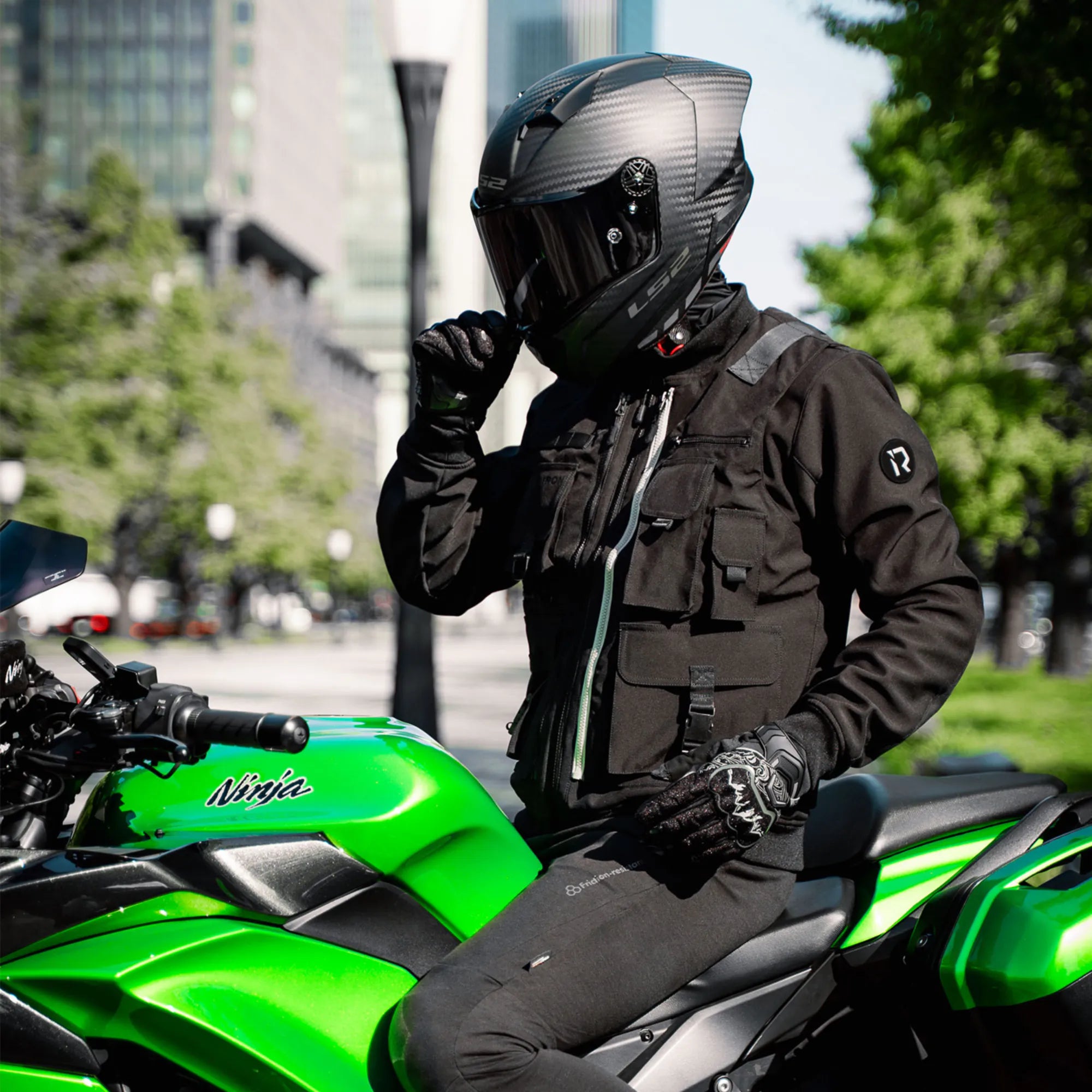 RIDEIRON 多機能・着脱式ベスト付きライディングジャケット｜MJ5512