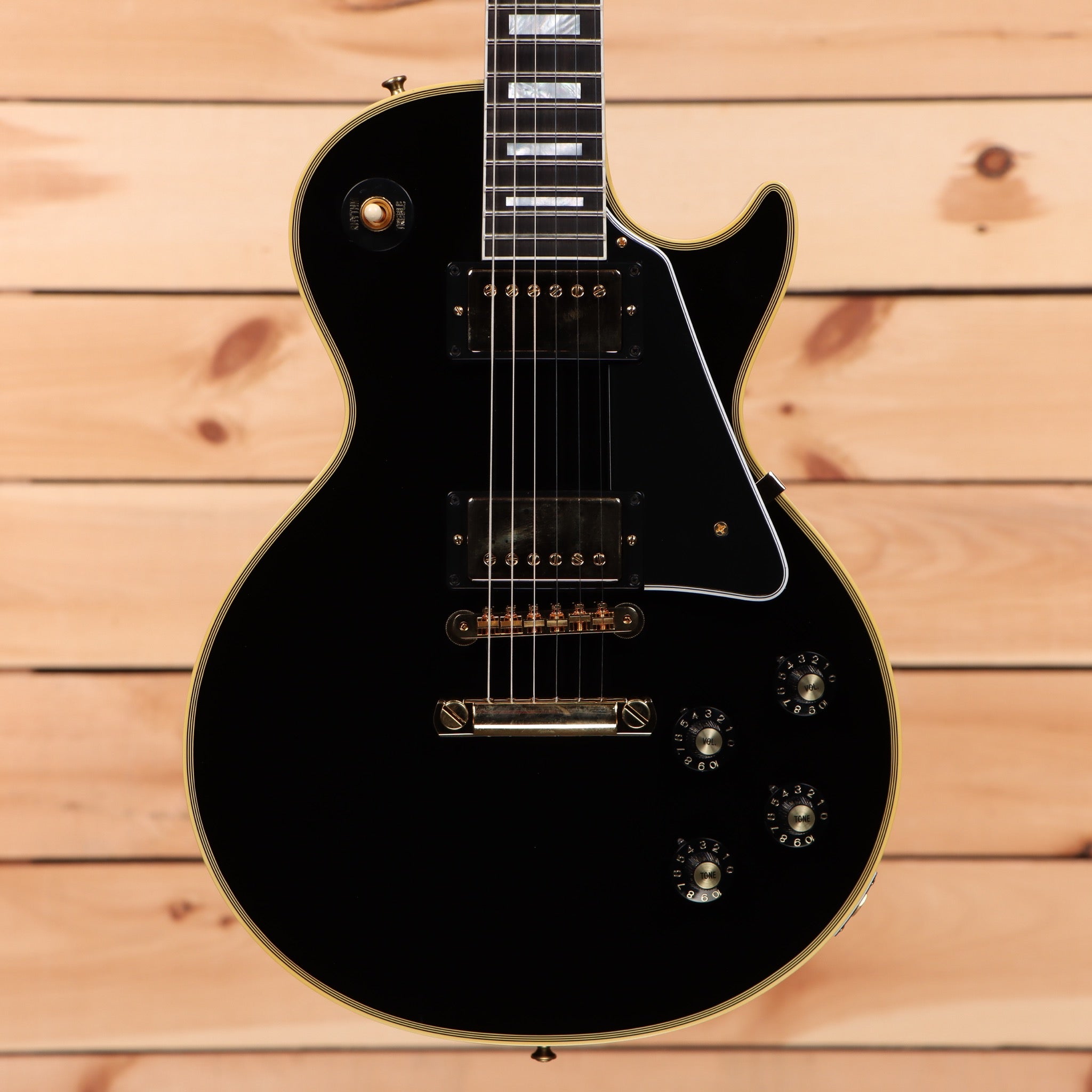 Gibson 1968 Les Paul Custom Reissue VOS - Ebony – Righteous Guitars