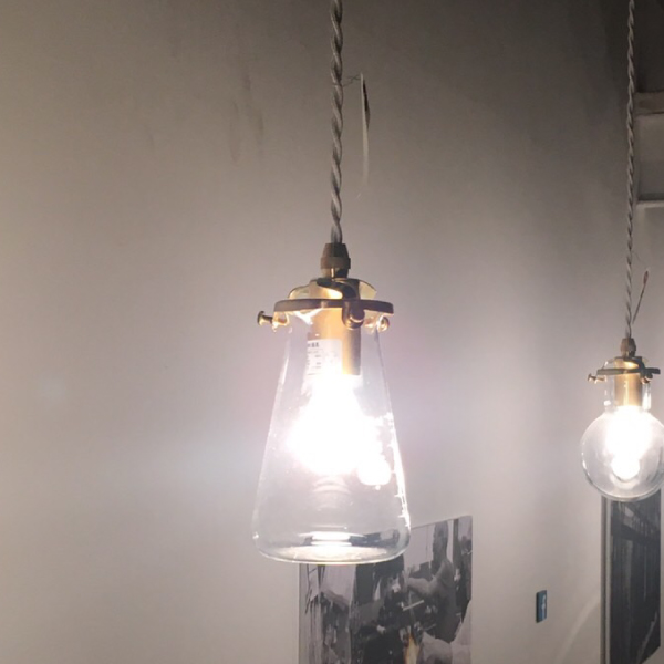 コニカル300mL照明 [90cm]ホワイト 理化学的照明ゴールドセット