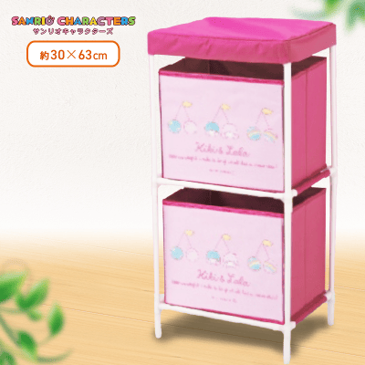 リトルツインスターズ】サンリオキャラクターズ Yummyアイコン2段収納