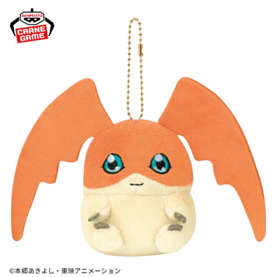パタモン】デジモンアドベンチャー カバンに付けられるぬいぐるみ-2024