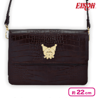 マイメロディ＆クロミ ロングストラップクロコダイル風ショルダー