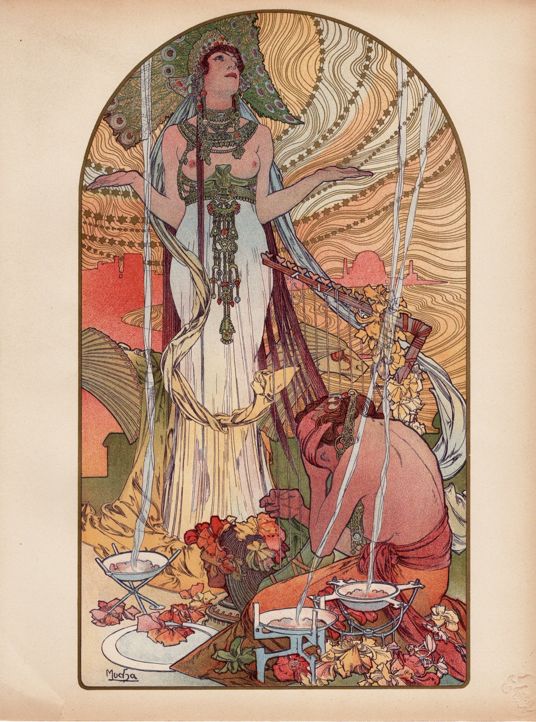 アルフォンス・ミュシャ ≪まじない≫（通称：サランボー）1897年