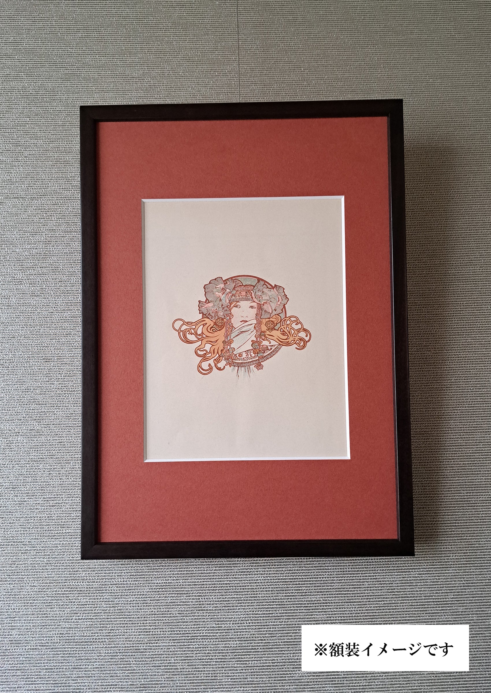 アルフォンス・ミュシャ ≪王女イルゼの肖像≫『トリポリの姫君イルゼ