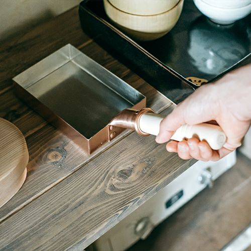 中村銅器製作所（なかむらどうきせいさくじょ）】銅玉子焼鍋13cm 長